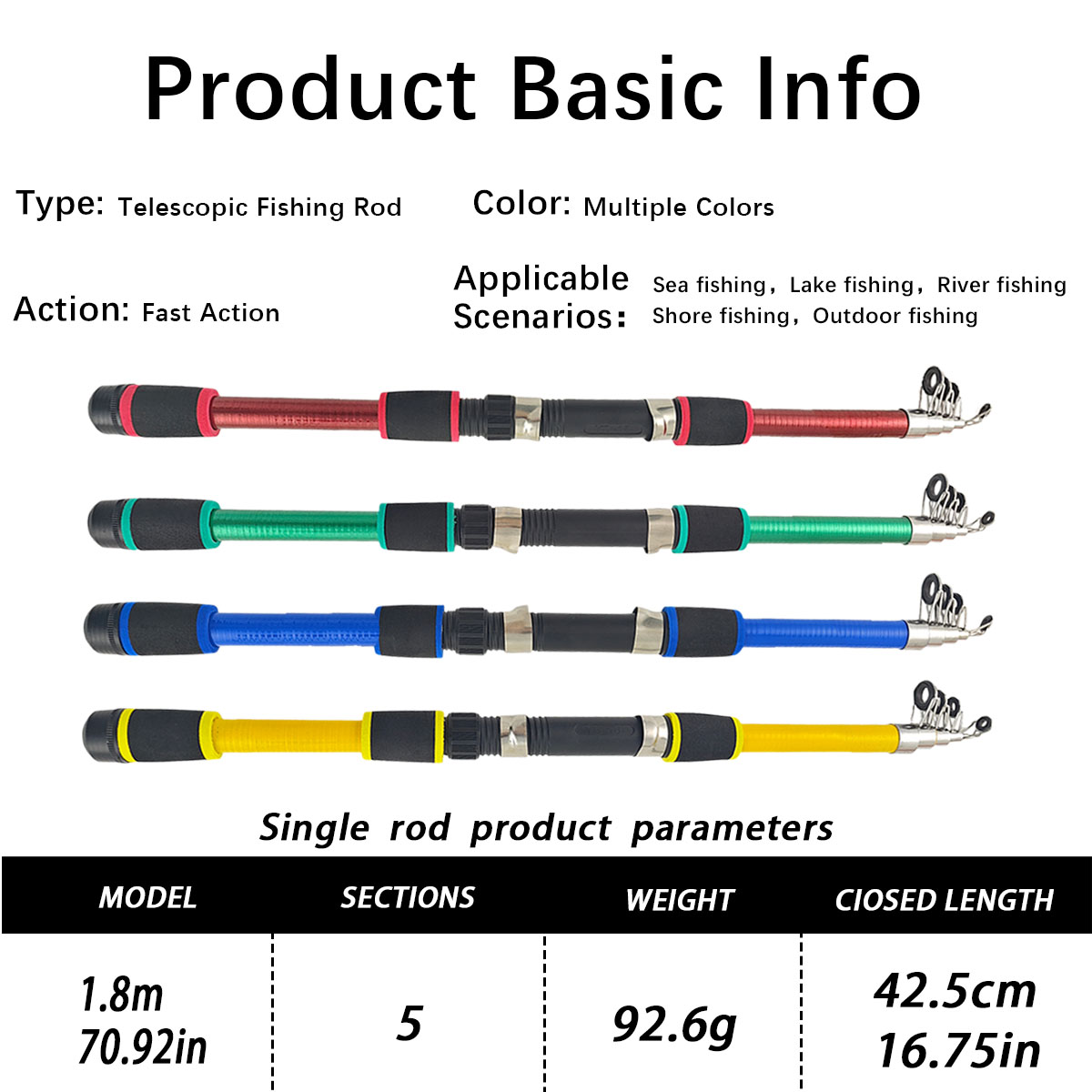 Mini Canna da Pesca Telescopic - Saltwater Line recensione e prezzo
