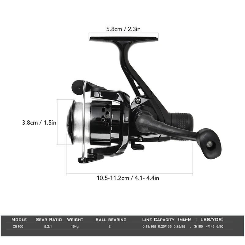 BRAVMAK 2.1/2.3 mCanna da pesc - Fishing Line Spool recensione e prezzo
