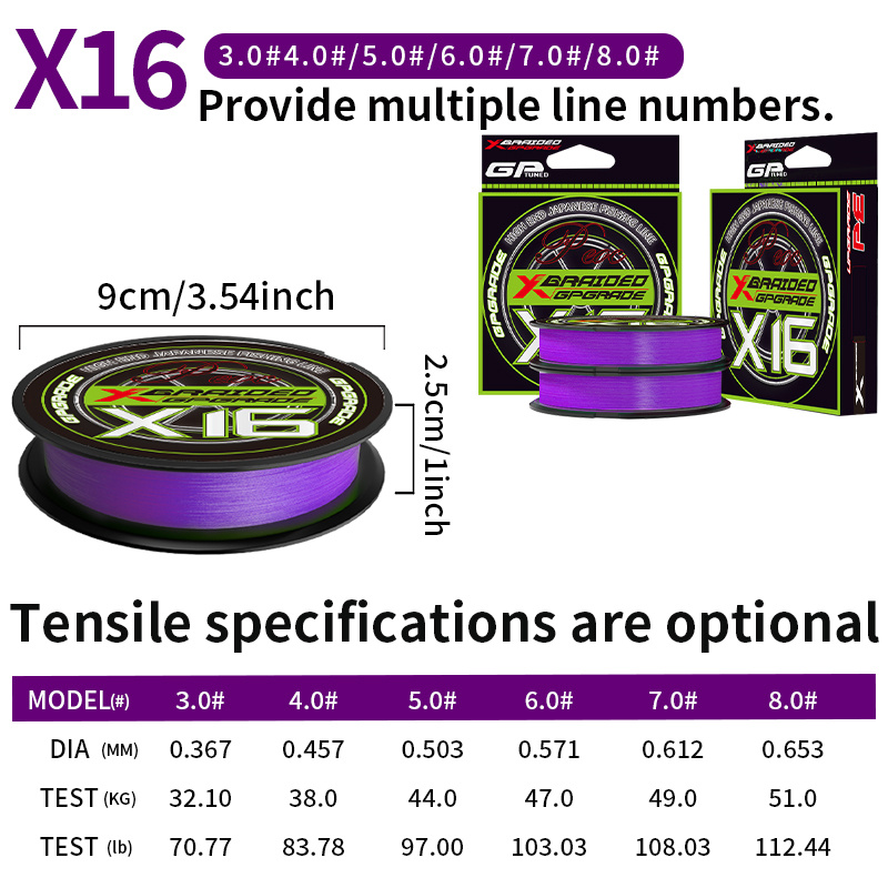 Linea PE a 16 fili, adatta per - Ice Fishing Line recensione e prezzo